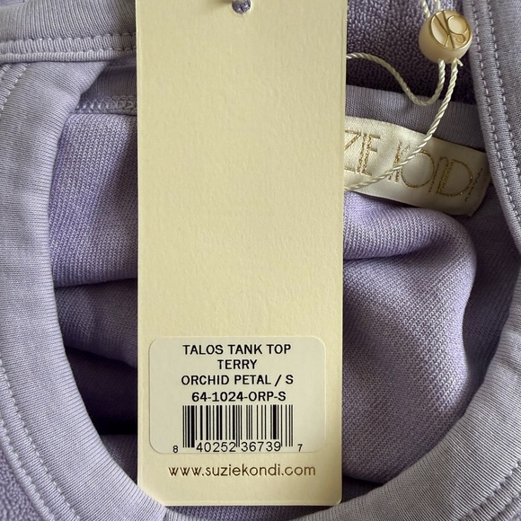 Suzie Kondi Talos tank Small. Orchid Terry - Picture 2 of 3